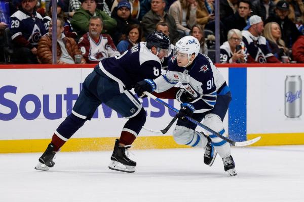 Jets win in OT, topple Avalanche once again