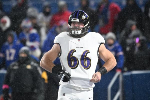 Ravens OL Ben Cleveland banned 3 games for substance abuse violation