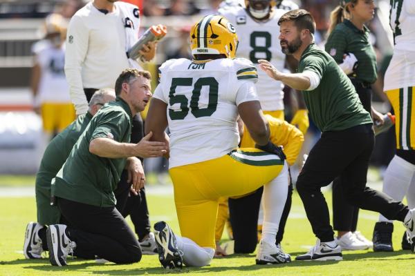 Report: Packers RT Zach Tom likely out vs. Cowboys