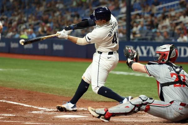 Logan Driscoll has key hit in MLB debut, Rays edge Twins