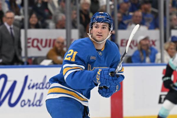 Blues F Jimmy Snuggerud (wrist) out at least 6 weeks