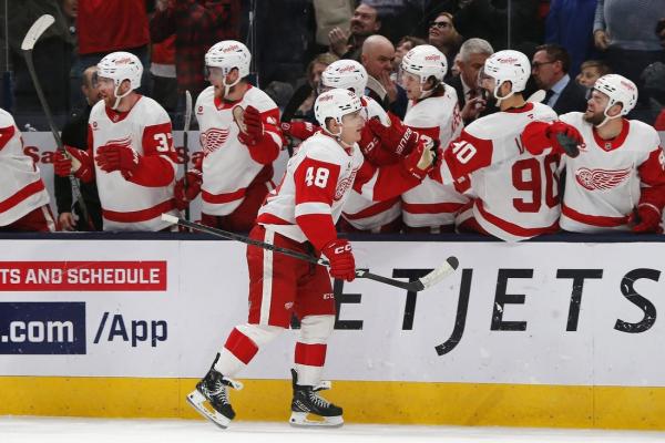 Red Wings ride momentum into matchup with NHL-best Jets