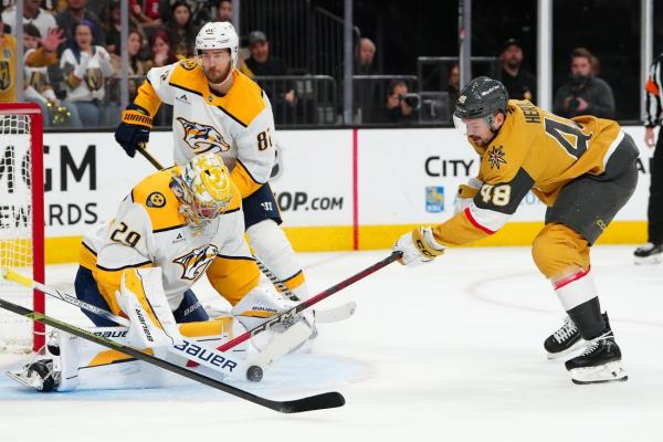 Knights secure Pacific Division title with win over Preds