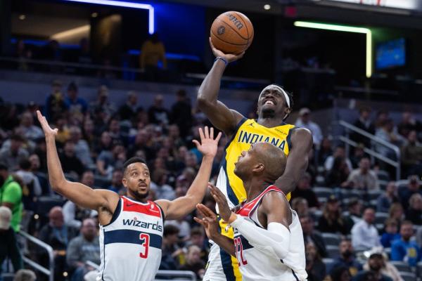 Pascal Siakam posts double-double as Pacers throttle Wizards