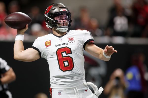 Bucs’ Baker Mayfield guides last-minute comeback over Falcons