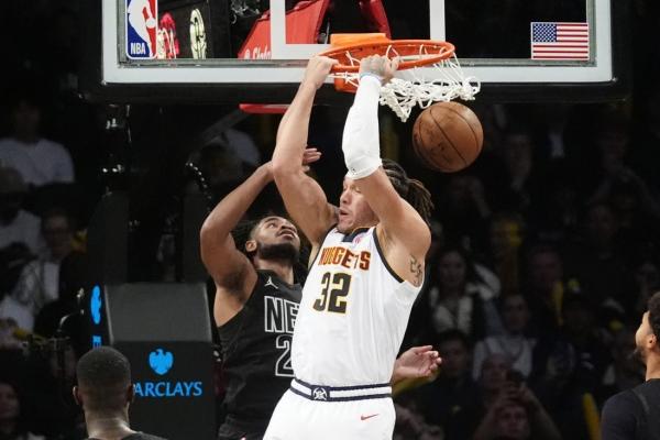 Nuggets F Aaron Gordon (calf) ruled out vs. Raptors