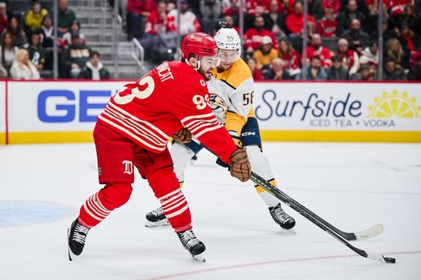 Red Wings, Lightning offer display of contrasts