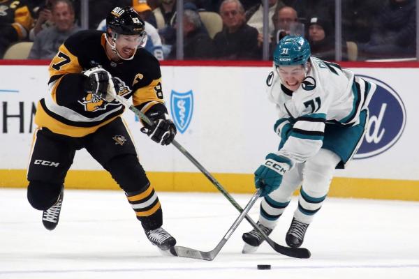 Superstar centers in spotlight as Sharks visit Penguins