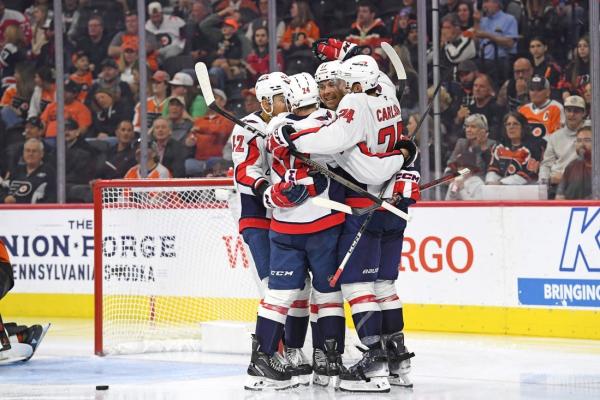 Streaking Caps shoot for back-to-back wins over flailing Flyers