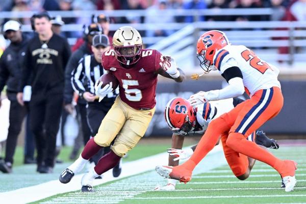 Boston College runs all over Syracuse to snap 3-game losing skid