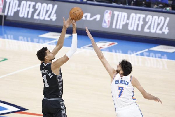 Thunder capitalize on down night from Victor Wembanyama to beat Spurs