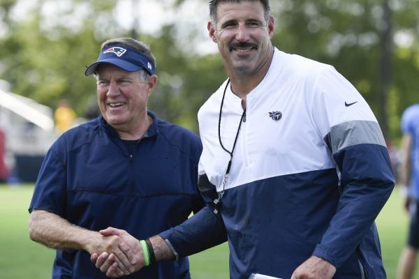 Mike Vrabel: Bill Belichick welcome at Pats’ facility