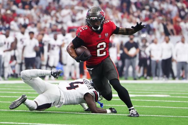 Bucs WR Emeka Egbuka (hip, groin) misses Wednesday practice