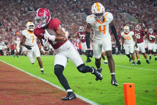 Pick-six sparks No. 6 Alabama to win over No. 11 Tennessee