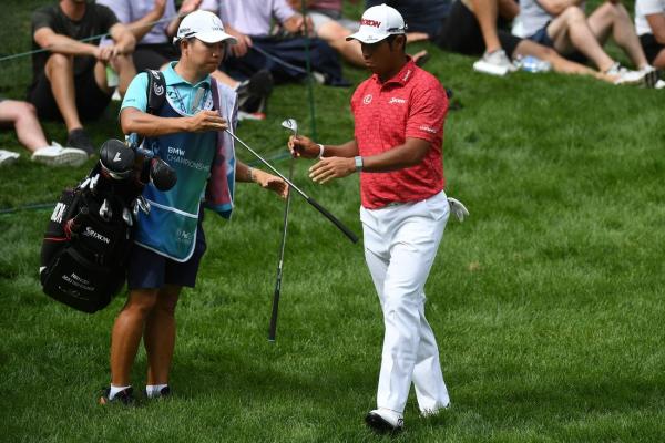 Hideki Matsuyama (back) WDs from BMW Championship