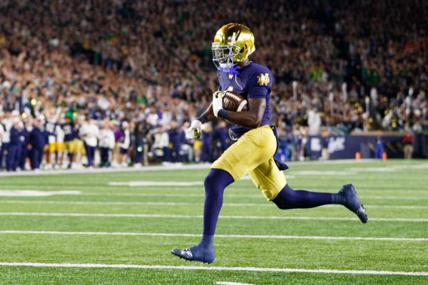 Jeremiyah Love’s career day helps No. 13 Notre Dame run past No. 20 USC