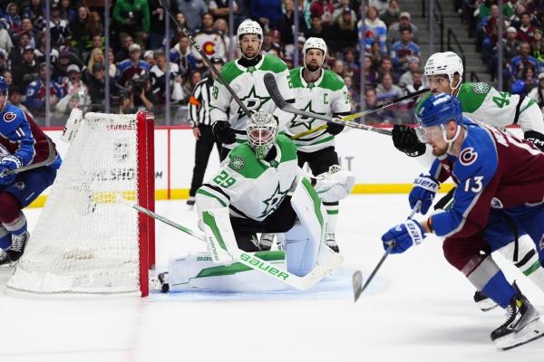 Own goal sends Avs past Stars, extends series to Game 7