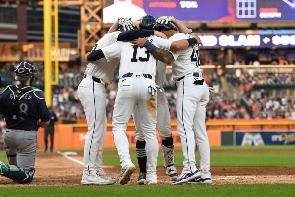 Jake Rogers' slam, 7 RBIs aid Tigers' rout of Mariners thumbnail