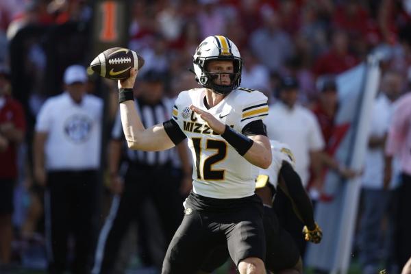 Missouri QB Brady Cook (ankle, wrist) out vs. Oklahoma