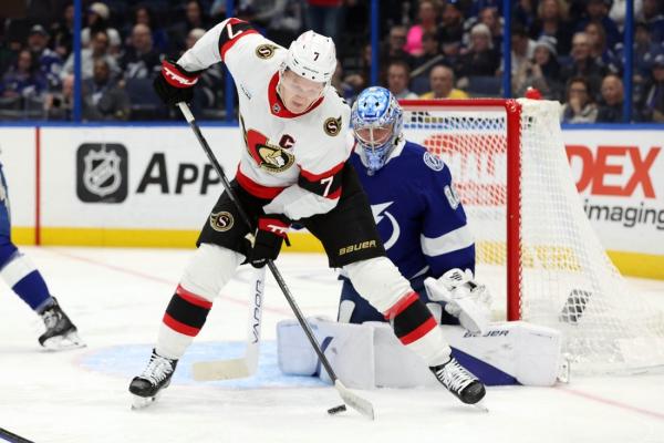 Lightning complete two-game sweep of Senators