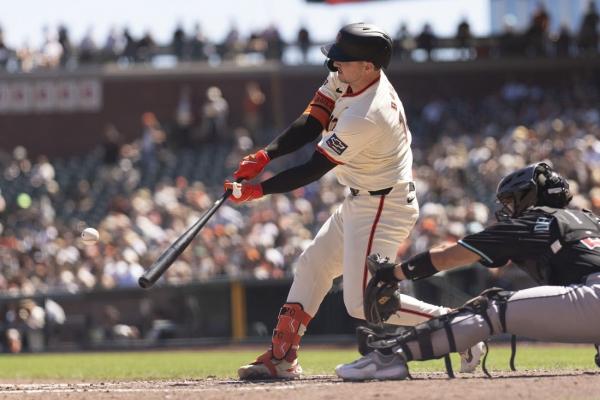 Patrick Bailey supplies the offense in Giants' walk-off win over Diamondbacks thumbnail