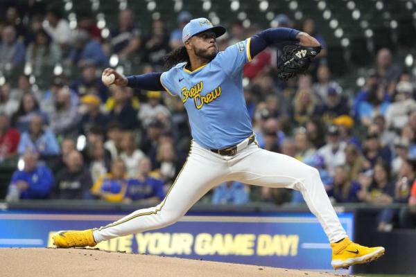 Freddy Peralta sharp as Brewers extend Cards’ skid to 6