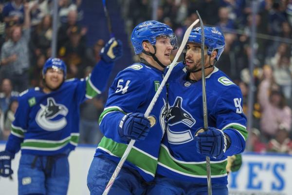 Canucks look to build off young players' success vs. Red Wings