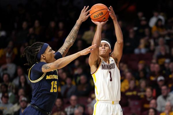 Minnesota’s Dawson Garcia drills OT winner to beat No. 20 Michigan