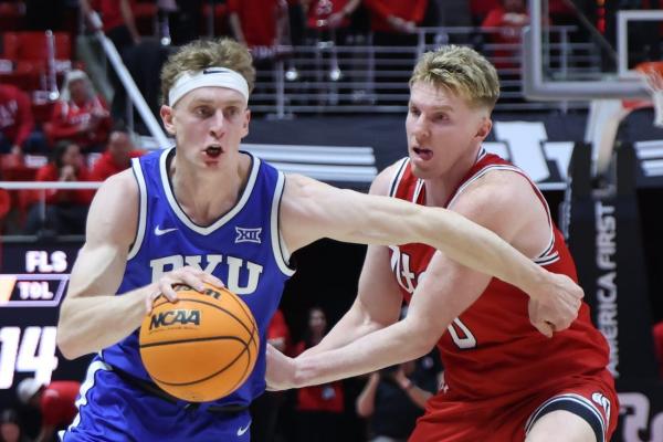 Utah survives hectic final seconds to beat BYU in OT