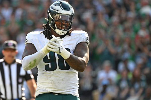 Eagles DT Jalen Carter (heel) questionable vs. Giants