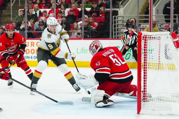 Hurricanes ride strong third to power past Vegas