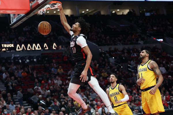 Trail Blazers, as usual, roll to home win over Pacers