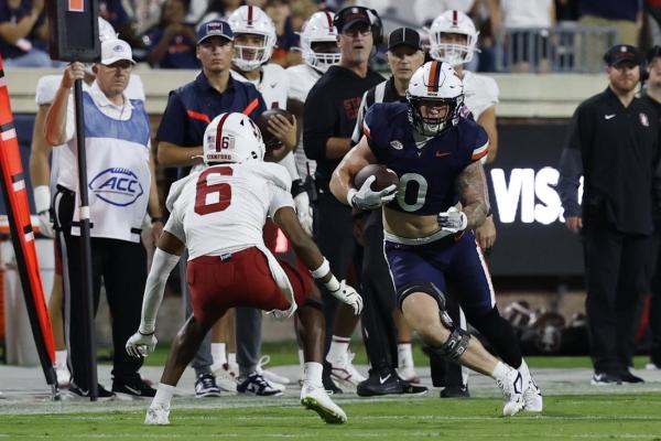 Chandler Morris aerial assault helps Virginia crush Stanford