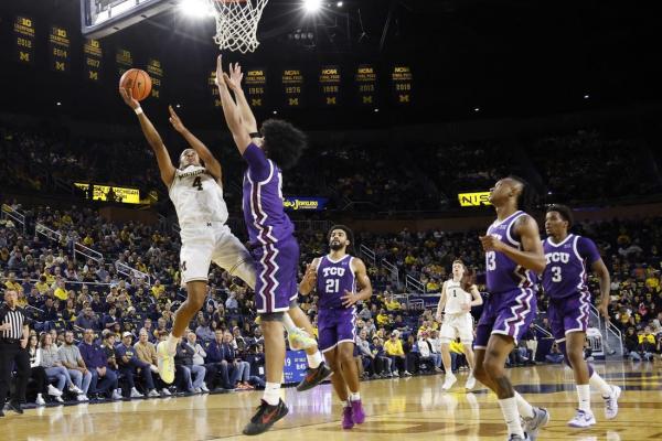 Michigan moves ahead in second half, knocks off TCU