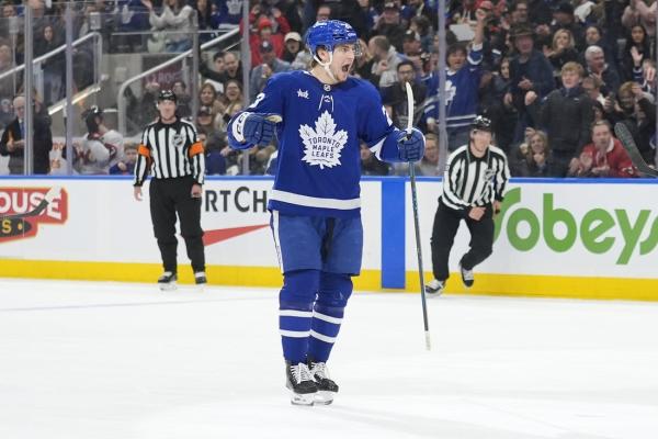 Matthew Knies vaults Maple Leafs past Senators