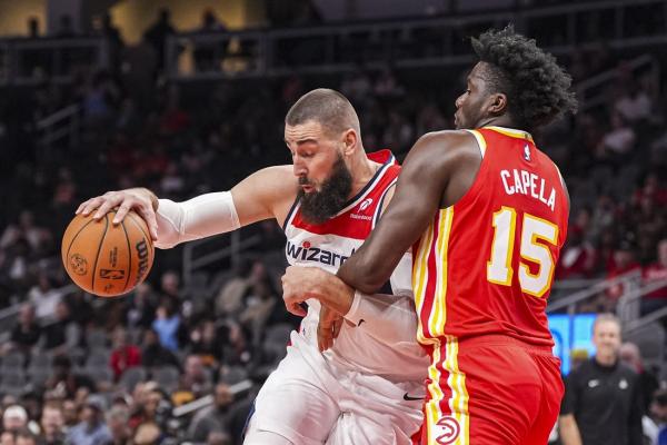 Wizards edge Hawks to notch first win of season