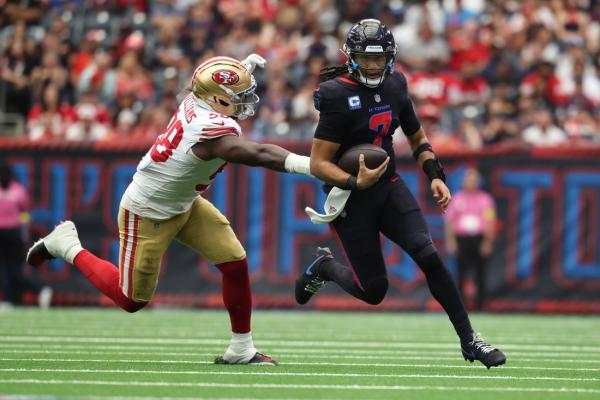 C.J. Stroud shines with 318 yards, 2 TDs in Texansâ win over 49ers