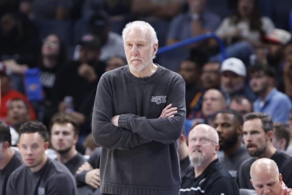 Spurs coach Gregg Popovich (illness) out indefinitely