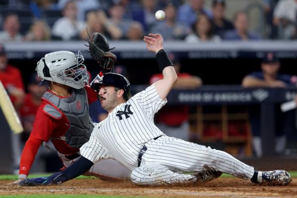 Yankees tally five times in first, outlast Red Sox