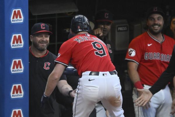 Guardians blast three homers to rally past Orioles