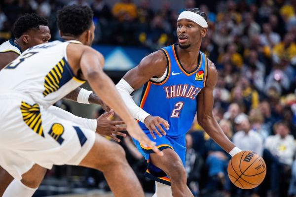 Shai Gilgeous-Alexander (55) leads Thunder to 2OT win in Finals rematch