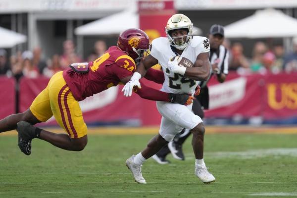 No. 5 Notre Dame beats USC, eyes playoff bye