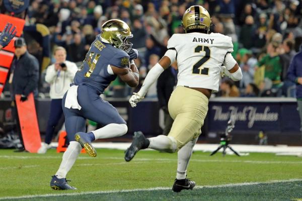 Jeremiyah Love stars as No. 6 Notre Dame routs No. 19 Army