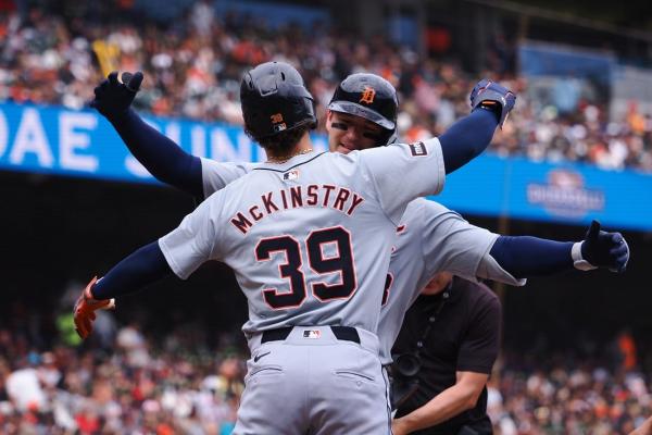 Dillon Dingler clubs first big-league HR, helps Tigers top Giants