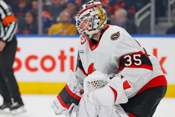 Senators G Linus Ullmark (upper body) week-to-week