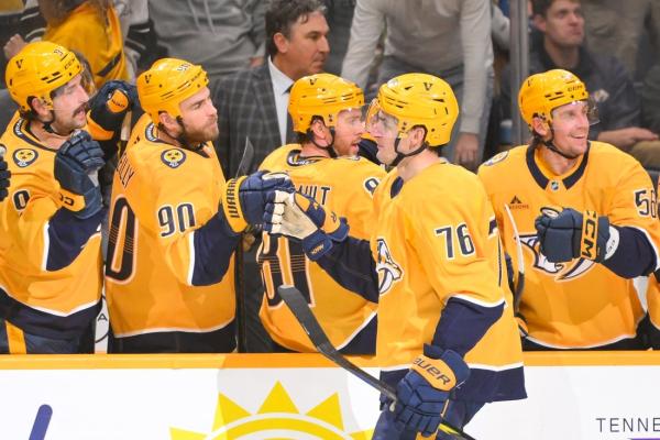 Predators aim to keep climb going vs. shorthanded Blues