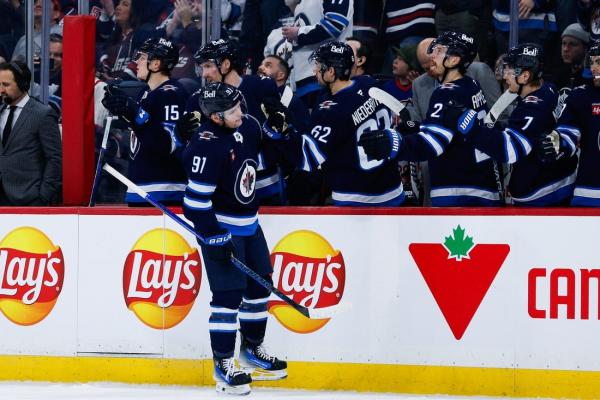 Cole Perfetti’s first career hat trick propels Jets past Utah