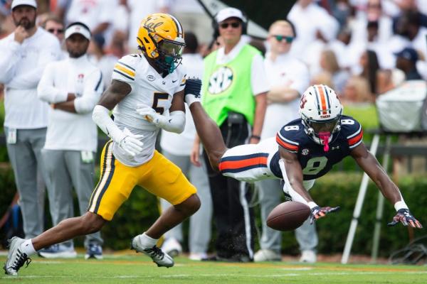 Cal intercepts four passes in win over Auburn