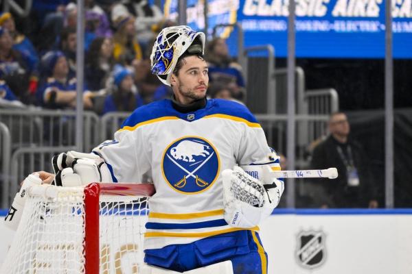 Sabres G Alex Lyon (lower body) out indefinitely