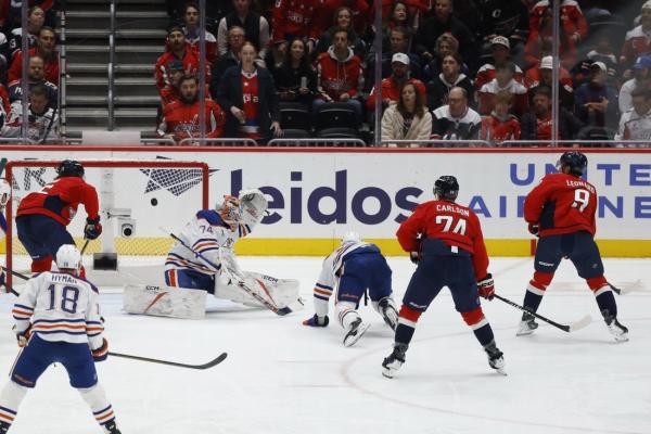 Ryan Leonard nets 2, Alex Ovechkin scores No. 904 as Capitals top Oilers